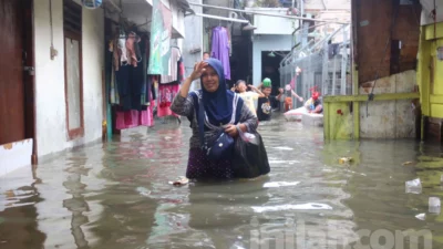 Ini Daftar 53 RT di Jakbar, Jaktim dan Jaksel Yang Terendam Banjir Usai Diguyur Hujan Deras