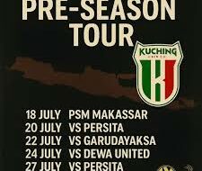 Tur Pramusim Kuching City ke Indonesia, Bakal Hadapi Dewa United Hingga PSM Makassar