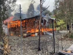 Keji! Teroris KKB Papua Bakar Rumah Bupati Puncak, Gereja Hingga Puskesmas