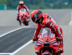 FP2 MotoGP Jerman: Di Tengah Hujan Marc Marquez Ungguli Maverick Vinales dan Pedro Acosta