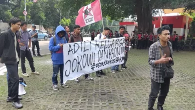 GMNI Gelar Aksi di Gedung KPK, Desak Bongkar Mafia Tambang dan Adili Para Kroni Jokowi