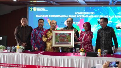 Lampaui Target, Kemenkum Sahkan 80.068 Koperasi Merah Putih Lewat Sistem AHU Online