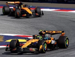 McLaren Tak Tersentuh di F1 GP Austria, Lando Norris dan Oscar Piastri Finish Berurutan