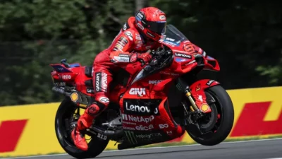 Kualifikasi MotoGP Republik Ceko: Marc Marquez Crash, Francesco Bagnaia Pole Position Perdana