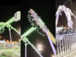 Viral! Wahana Pendulum di Taif Arab Saudi Patah, 23 Pengunjung Terluka 3 di Antaranya Kritis