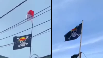 Bendera ‘One Piece’ Jolly Roger Berkibar Tinggi, Simbol Perlawanan dan Kekecewaan Masyarakat