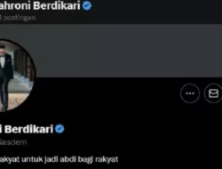 Partai NasDem: Akun X ‘Sahroni Berdikari’ Bukan Milik Ahmad Sahroni!