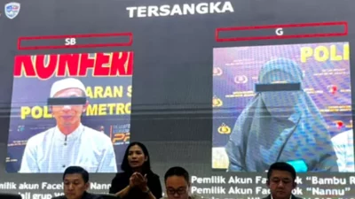 Polisi Ciduk Pasutri Admin Grup Kopi Hitam dan Loker Daerah Usai Provokasi Jarah Rumah Ahmad Sahroni