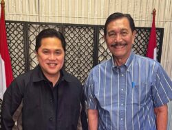 Erick Thohir Bertemu Luhut, Bahas Apa?