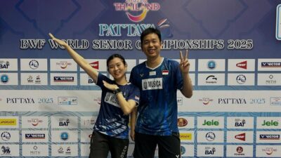 Hendra/Debby Juara Ganda Campuran BWF World Senior Championships 2025