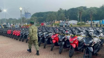 200 Motor Baru Jadi Doorprize Utama di HUT ke-80 TNI di Monas