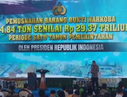 Kapolri: Penyalahgunaan Narkoba Tak Hanya Merusak Fisik, juga Penerus Bangsa