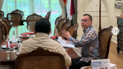 Prabowo Undang Dasco ke Widya Chandra, Bahas Program Strategis Pemerintah