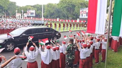 Momen Akrab Prabowo dan Raja Yordania Berbincang di Mobil saat Tiba di Istana