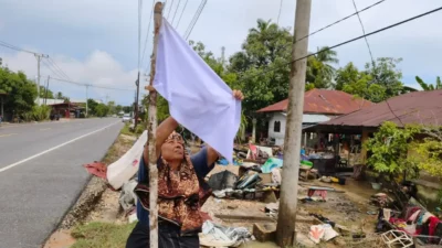 Warga Aceh Kibarkan Bendera Putih, Presiden Disomasi: Tanda Keputusasaan di Tengah Bencana