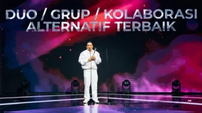 Dipha Barus Teriakkan Viva Palestina Usai Sabet AMI Awards 2025 Untuk Lagu Rima Raga