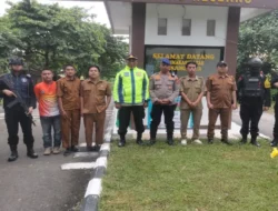 Polsek Pameungpeuk dan Satgas Premanisme Amankan Gerbang Wisata Pantai Sayang Heulang Dari Pungli