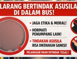 Penumpang Transjakarta Tangkap dan Serahkan 2 Pria Mesum Yang Masturbasi di Bus ke Polisi