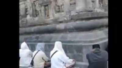 Terungkap! Kelompok Ritual Zikir di Candi Prambanan Yang Viral di Medsos Berasal Dari Grobogan