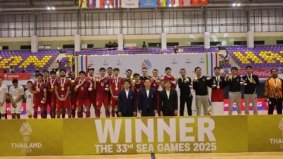 Pelatih Futsal Putra Merasa Beruntung Timnas Indonesia Sabet Medali Emas SEA Games 2025