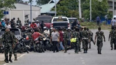 Berawal Oknum Polairud Mabuk Geber Motor Depan Yonif, TNI-Polri Bentrok di Mappi, Papua Selatan