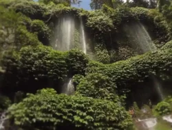Indahnya Benang Kelambu, Air Terjun Unik di Lombok Tengah Dengan Pesona Tirai Alam