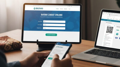 Ini Cara Bayar Zakat Fitrah 2026 Secara Online Lewat Baznas