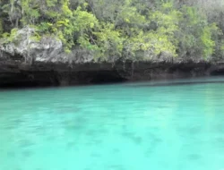 Danau Air Asin Napabale di Muna, Punya Terowongan Terhubung Langsung ke Laut