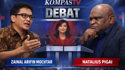 Difasilitasi Kompas TV Debat dengan Zainal Arifin Mochtar, Natalius Pigai Membisu