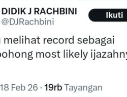 Rektor Paramadina, Didik J. Rachbini: Kalau Lihat Rekam Jejak Pembohong, Most Likely Ijazahnya Palsu!