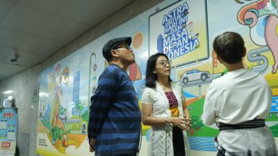 Astra Percantik Stasiun MRT Setiabudi Jelang HUT ke-69, Gandeng Seniman Indieguerillas