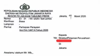 Kapolres Tegaskan Surat Permintaan THR Mengatasnamakan Sat Lantas Polres Tanjung Priok Itu Palsu!