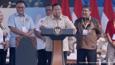 Ribuan Buruh KSPSI di Bawah Pimpinan Jumhur Hidayat Hadiri May Day di Monas