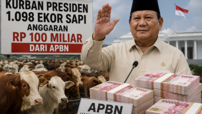 Kritik GSBK soal Kurban Prabowo: Pahala Atas Nama Presiden, Anggaran dari Pajak Rakyat