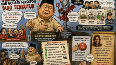 Prabowo dan Godaan Mikrofon yang Terkutuk