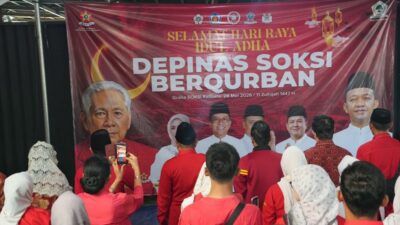 Idul Adha 1447 H, Depinas SOKSI Bagikan 10 Hewan Kurban ke Warga Sekitar