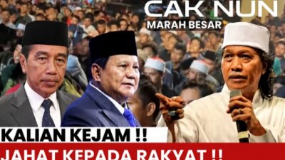 Cak Nun Kritik Keras Pemimpin yang Dinilai Mengabaikan Penderitaan Rakyat