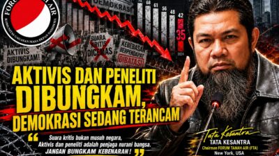 Forum Tanah Air Soroti Penahanan Roy Suryo dan dr. Tifa, Nilai Demokrasi Indonesia Sedang Terancam