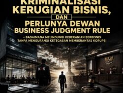 Isu Korupsi, Kriminalisasi Kerugian Bisnis dan Perlunya Dewan Business Judgment Rule