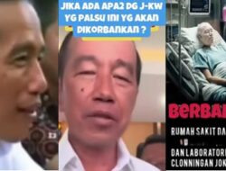 Mas Roy, Kejarlah Jokowi, Bukan Ijazahnya Lagi! Jokowi Asli sudah meninggal?