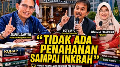 Roy Suryo dan dr. Tifa Tidak Akan Ditahan Sampai Inkrah