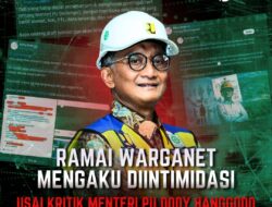 Warganet Mengaku Diintimidasi usai Kritik Menteri PU Dody Hanggodo