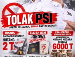 Poster “Tolak PSI” Beredar Luas, Serang Jokowi dan Kaesang dengan Isu Ijazah, Utang Negara hingga Bisnis