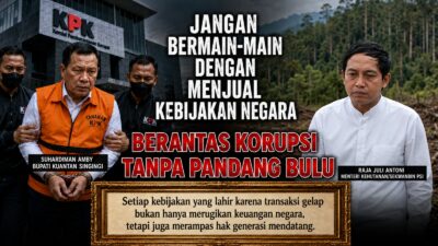 KPK Harus Segera Usut Raja Juli Antoni
