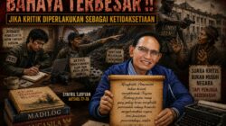 Bahaya Terbesar Jika Kritik Diperlakukan Sebagai Ketidaksetiaan
