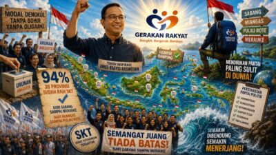 Modal Dengkul dan Tanpa Bohir, Partai Gerakan Rakyat Bisa Raih Badan Hukum