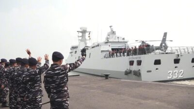 Latihan Bersama Rusia, TNI AL Kerahkan KRI I Gusti Ngurah Rai-332 dan 145 Prajurit
