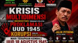 Krisis Multi Dimensi Ciptakan Gelombang Protes Rakyat untuk Segera Kembalikan UUD 1945 Asli