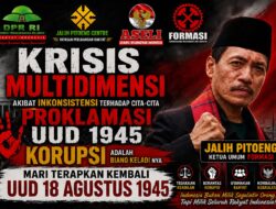 Krisis Multi Dimensi Ciptakan Gelombang Protes Rakyat untuk Segera Kembalikan UUD 1945 Asli