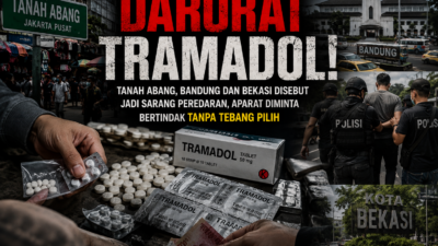 Tanah Abang, Bandung dan Bekasi Jadi Sarang Peredaran Tramadol Terbesar, Polisi Harus Bertindak